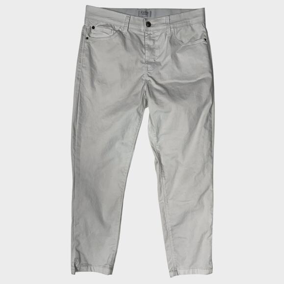 Curve Appeal Womens Size 10/30 White Cropped Jeans - Picture 2 of 10